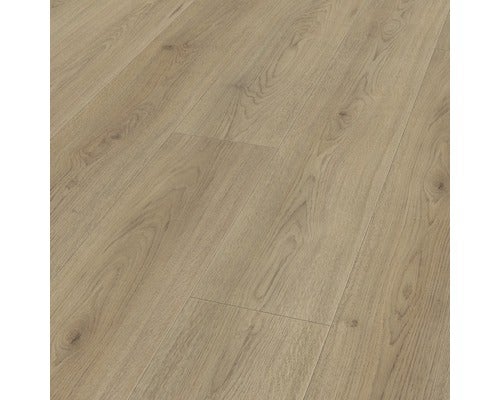Nahaufnahme von hellem Laminatboden