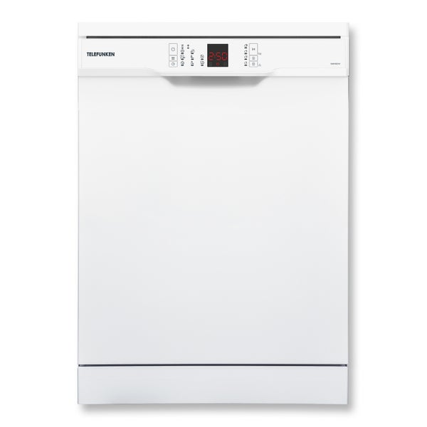 Telefunken Freistehender Geschirrspüler Spülmaschine 60 cm 13 Maßgedecke 8 Programme inkl. Besteckkorb S6013E1W