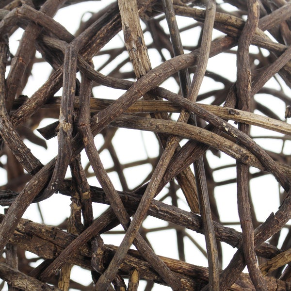 FRANK FLECHTWAREN | Kugel Rebenholz, HOLZ, ca. Ø 40 cm