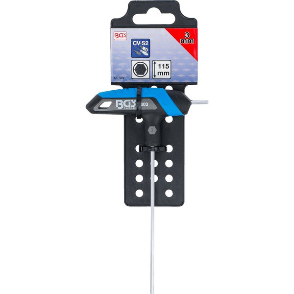 BGS T-Griff-Innensechskantschlüssel, 3 Millimeter