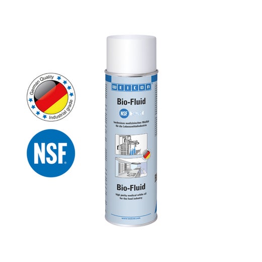 WEICON Bio-Fluid|Schmier- und Pflegeöl für den Lebensmittelbereich NSF H1|500 ml|transparent