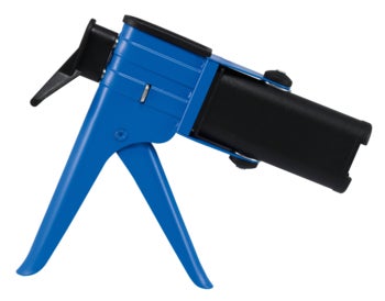 Kartuschenpresse für Standardkartuschen mit ergonomischem Handgriff zur präzisen Dosierung von Klebstoff und Dichtstoff.