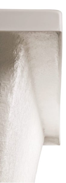 Detailansicht der Unterseite einer Duschwanne oder Badewanne aus verstärktem Verbundmaterial