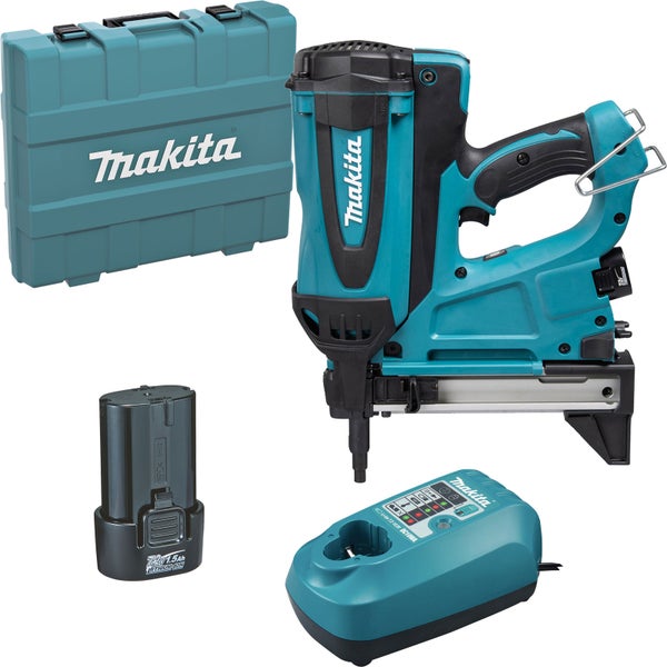 Makita GN420CLSE Akku-Gasnagler Beton 7,2 V / 2x 1,5 Ah Akku + Ladegerät im Koffer