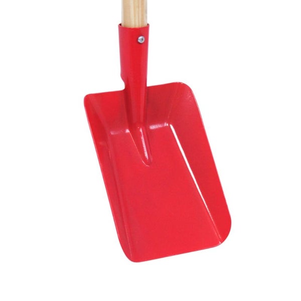 Kinderschaufel (Metall) mit Holzstiel - Pink