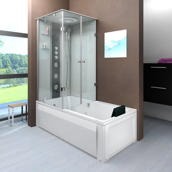 Dusche Wanne Kombination K05-R02  90x180