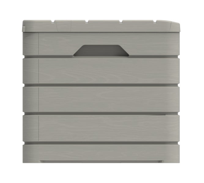 Aufbewahrungsbox aus Kunststoff mit Holzoptik