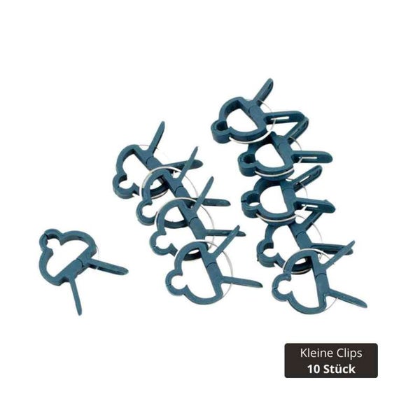 Zehn kleine Clips für Gartenpflanzen