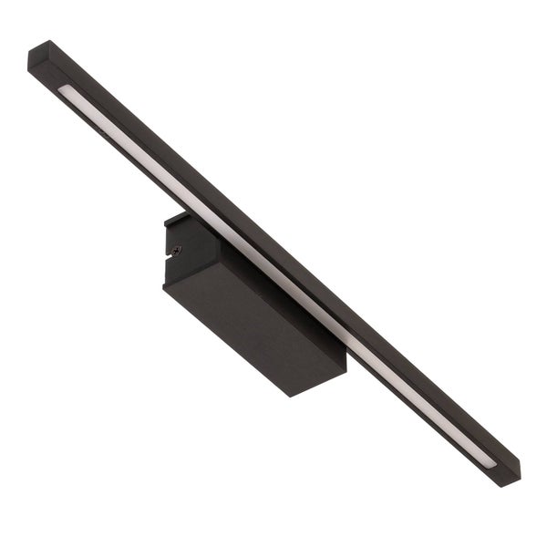 quitani LED Wandleuchte, Wandlampe Innen Tolu (Modern) in Schwarz aus Aluminium (1 flammig ) - Wandstrahler Wandbeleuchtung Schlafzimmer / Wohnzimmer Wohnzimmerleuchte