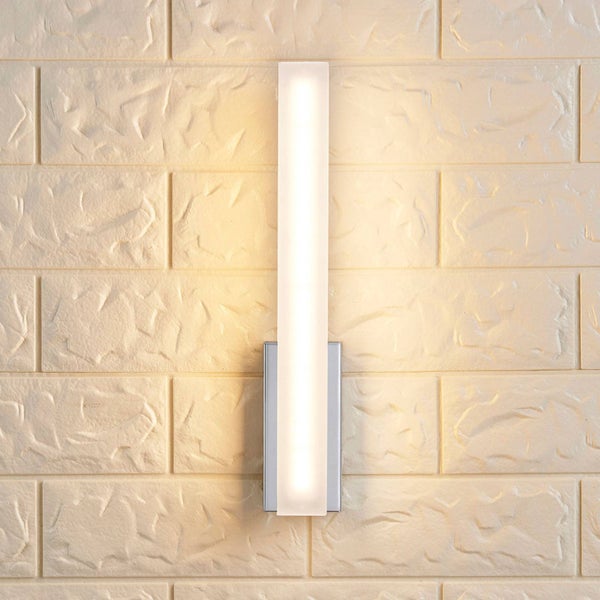 Lucande LED Wandleuchte, Wandlampe Bad Julie (spritzwassergeschützt (Modern) (1 flammig ) - Wandleuchten Spiegelleuchte Badezimmer Wandbeleuchtung Badezimmerleuchte