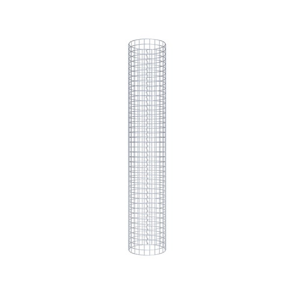 Gabionensäule Durchmesser 37 cm MW 5 x 5 cm rund - Höhe: 210 cm