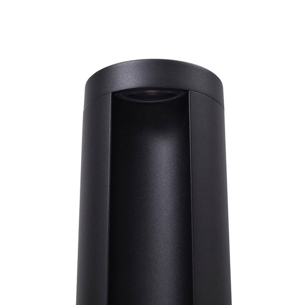 Lucande LED Außenleuchte Raiku (Modern) in Schwarz aus Aluminium (3 flammig, ) - Wegeleuchte Pollerleuchte Wegelampe Sockelleuchte