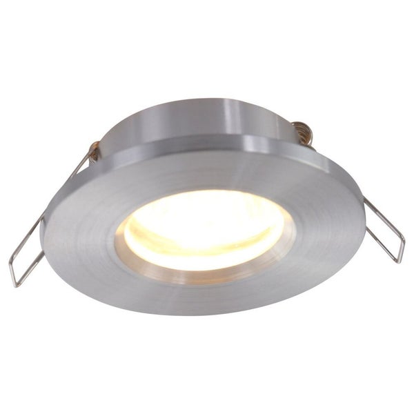 LED Einbauspot Pélite in Silber 4,6W 350lm GU10 IP44