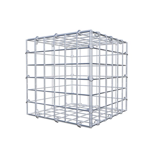 Gabione 30 cm x 30 cm x 30 cm (L x H x T), Maschenweite 5 cm x 5 cm, C-Ring