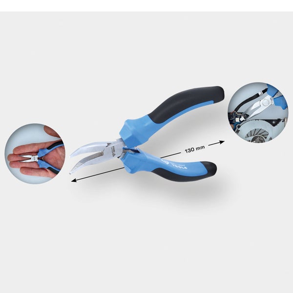 Brilliant Tools Elektronik-Spitzzange, 130 mm Länge