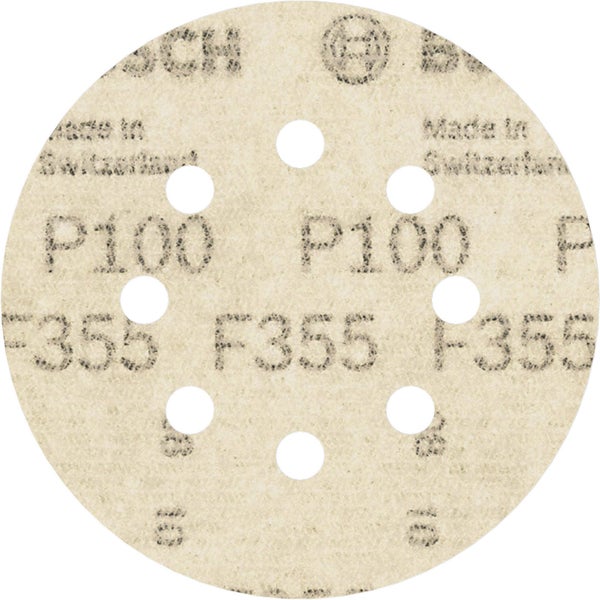 Schleifpapier mit sieben Löchern