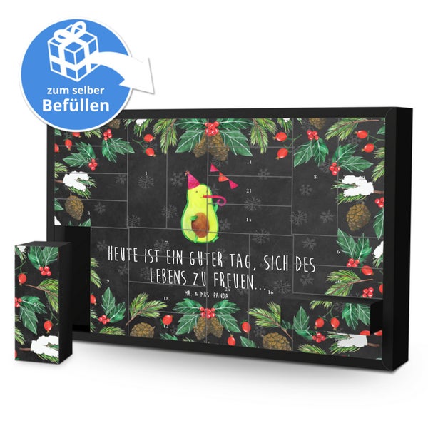 Mr. & Mrs. Panda Befüllbarer Adventskalender Avocado Party - Schwarz