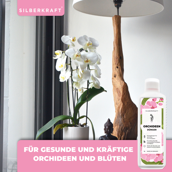 SILBERKRAFT Orchideen Bio-Dünger – 1 Liter
