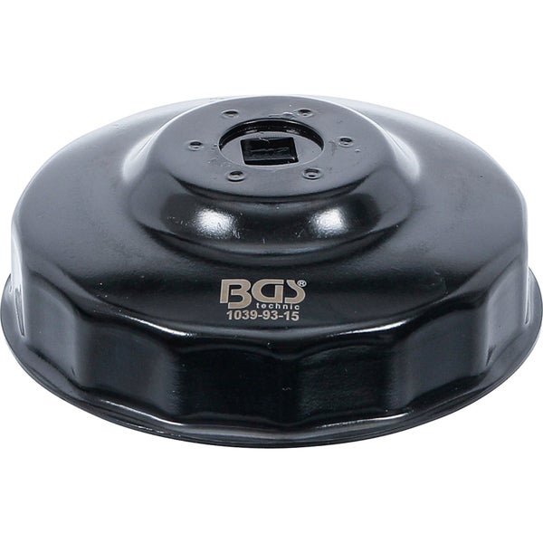 BGS Ölfilterschlüssel 15-kant Ø 93 mm für Honda / Mazda / Mitsubishi / Nissan / Volvo - 1039-93-15
