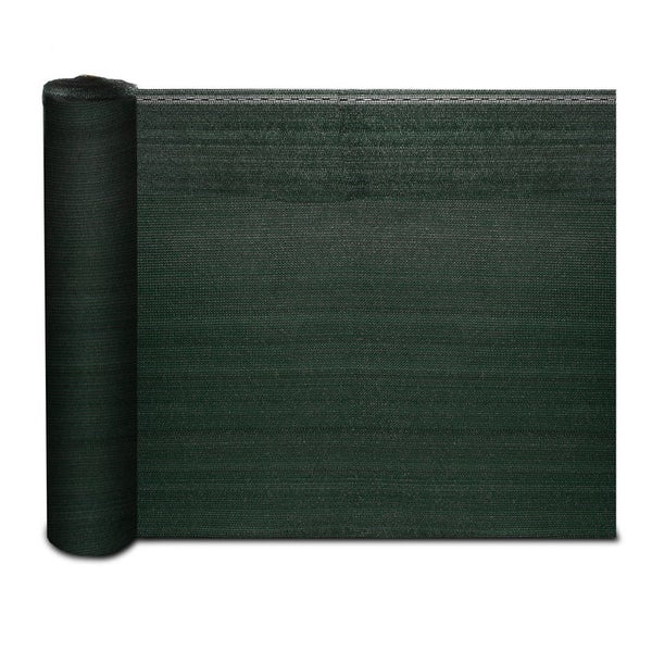 FLOORDIREKT Zaunblende Marius - für Garten & Balkon - Schattiergewebe - Grün - 1,2 x 30 m