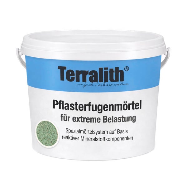 Terralith Pflasterfugenmörtel für extreme Belastung im Eimer für mineralische Untergründe