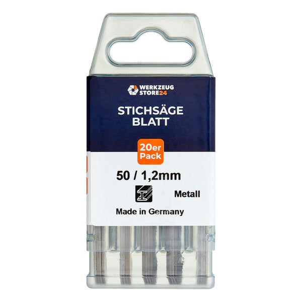 WS24 20x HSS-Stichsägeblatt gefräst/gewellt GL 75 VL 50 mm gerade - WS24-100025