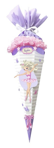 URSUS Schultüten-Bastelsets Schultüten-Bastelset Easy Line Fantasy Ballerina