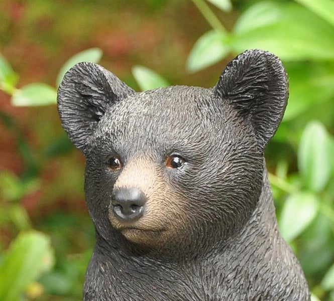 Dekofigur Gartenfigur Schwarzbär