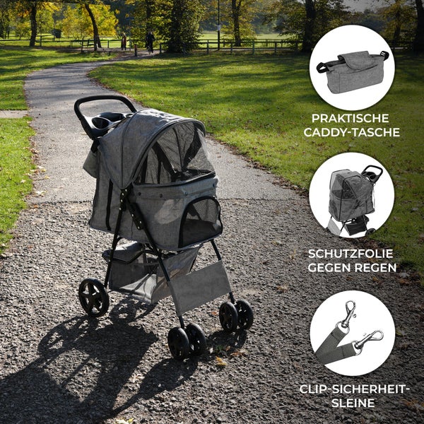 Technische Zeichnung einer Zange mit Maßangaben