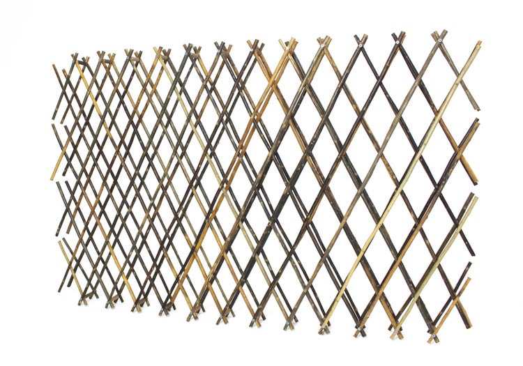 FRANK FLECHTWAREN | Weidenzaun Ziehharmonika, WEIDE, ca. Breite 24 cm bis max. 210 cm, Höhe 55 cm bis max. 85 cm, hier abgebildete Breite 140 cm, Tiefe 9