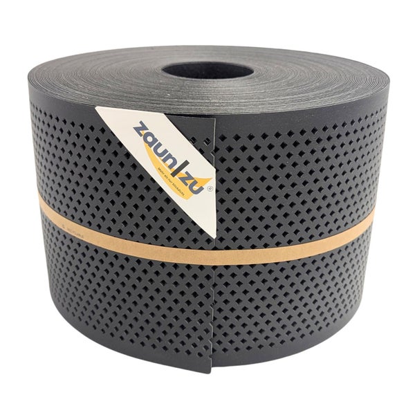 Zaunfolie auf Rolle mit Zaunlzu Logo