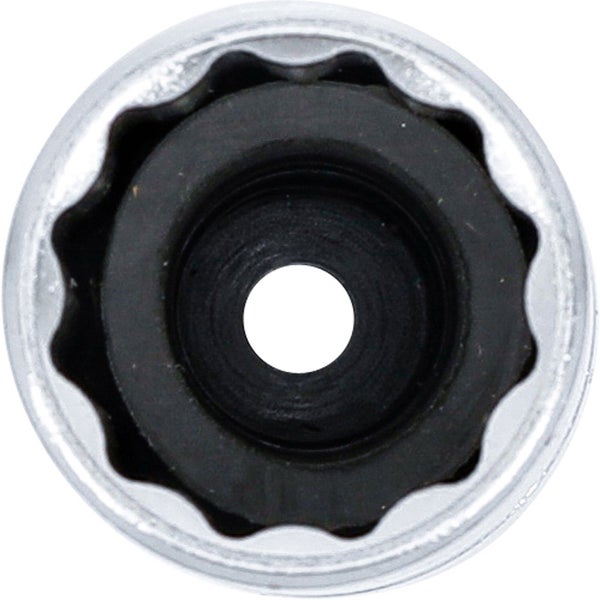 BGS Zündkerzen-Einsatz mit Haltegummi Zwölfkant Antrieb Innenvierkant 12,5 mm (1/2) SW 16 mm - 2385