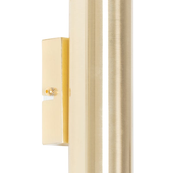 Goldfarbene Wandleuchte aus Metall