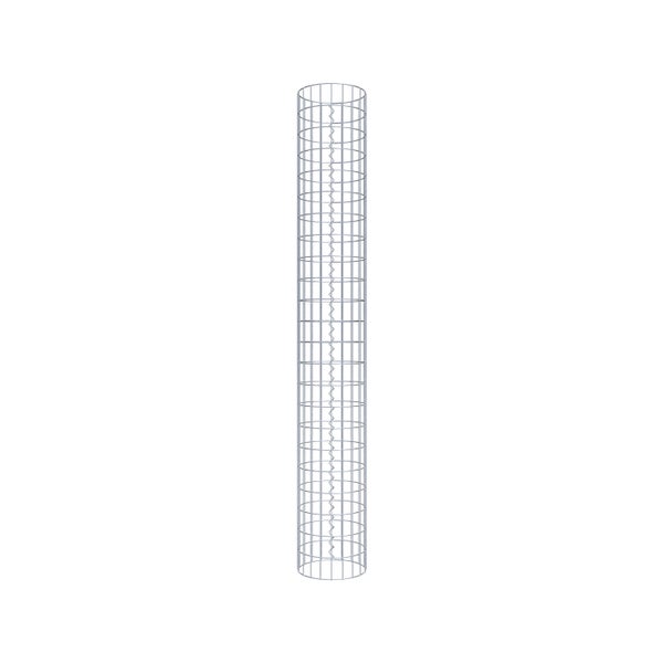 Gabionensäule Durchmesser 32 cm, MW 5 x 10 cm rund - Höhe: 2,30 m