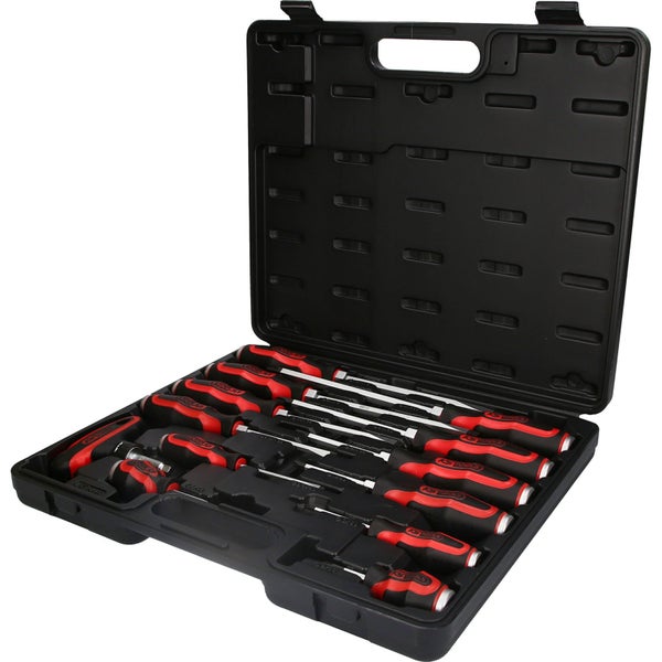 KS TOOLS ERGOTORQUEmax Schlagkappen-Schraubendreher-Satz 13tlg. - 151.1150