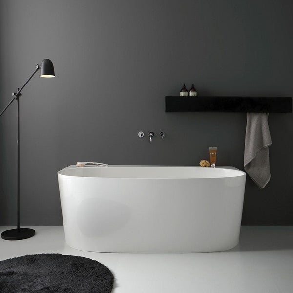Mineralguss Raumsparbadewanne oval | Luisa
