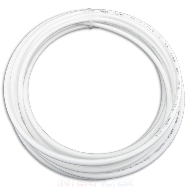 Eine aufgerollte Kunststoffleitung aus linearem Polyethylen niedriger Dichte für Wasserfiltersysteme