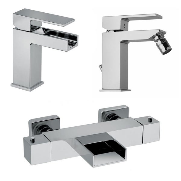 Drei verschiedene Armaturen für das Badezimmer