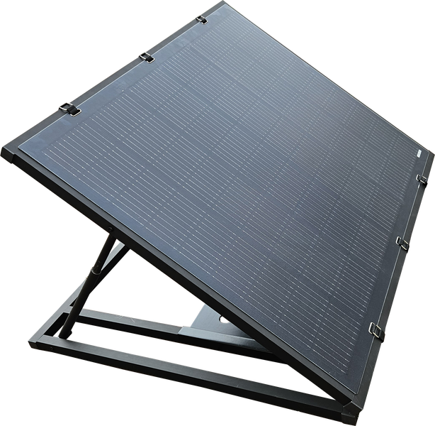 Aufgestelltes Solarpanel für Stromerzeugung