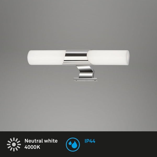 LED Bad-Spiegelleuchte, chrom, LED/7W