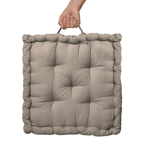 Quadratisches Sitzkissen mit Tragegriff