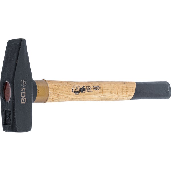 BGS Technic Schlosserhammer mit Holzstiel