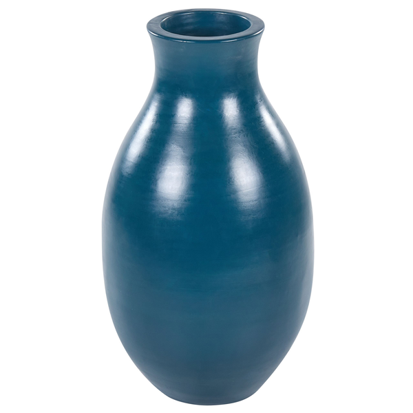 Dekovase STAGIRA Keramik 48 cm Blau