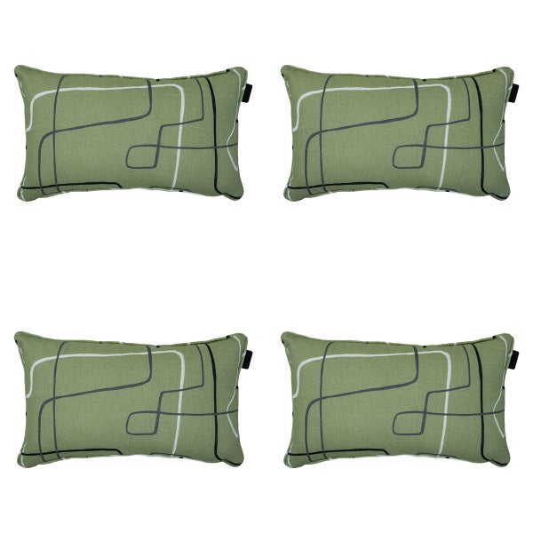 Dekokissen Joah Salbei - Ca. 30x50 cm - 4er-Set