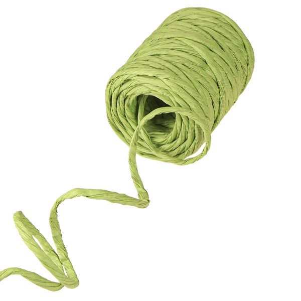 Papierkordel grün, Bindfaden für Garten und Bastelarbeiten