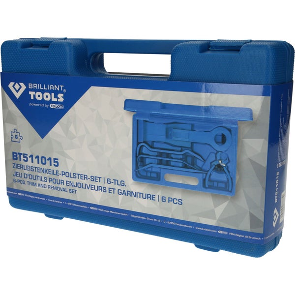 BRILLIANT TOOLS Zierleistenkeile-Polster-Satz 6tlg. - BT511015
