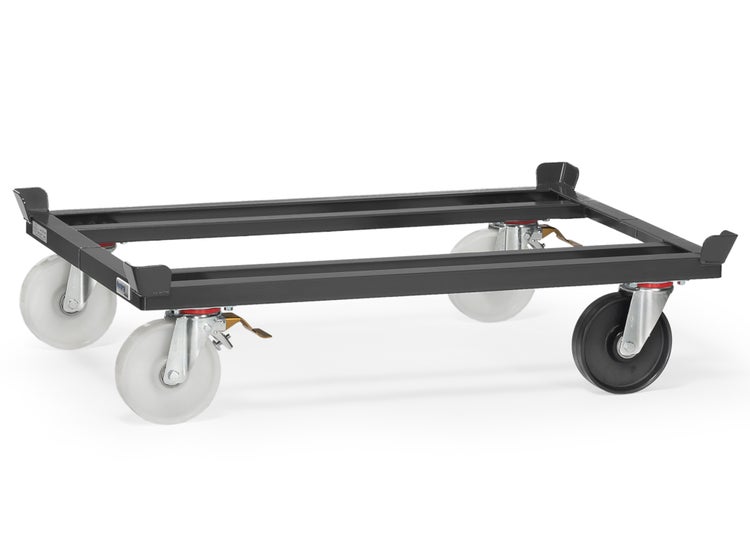 Rollwagen mit vier Rädern und Stahlrahmen