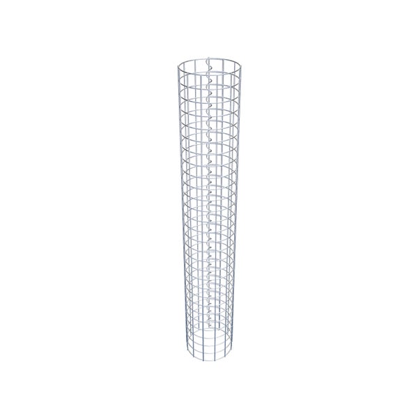 Gabionensäule Durchmesser 22 cm MW 5 x 5 cm rund - Höhe: 140 cm
