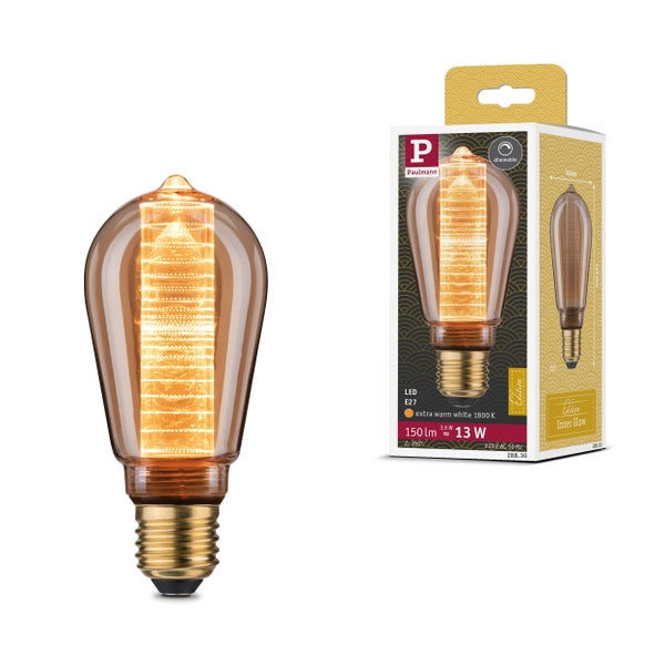 Paulmann LED Leuchtmittel E27 dimmbar 3,6 Watt extra warmweiß 1800 Kelvin mit Verpackung