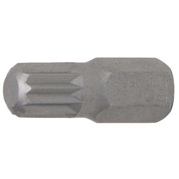 BGS Bit Antrieb Außensechskant 10 mm (3/8) Innenvielzahn (für XZN) M10 - 4853
